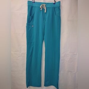Figs Teal Kade Cargo Scrub Pants
